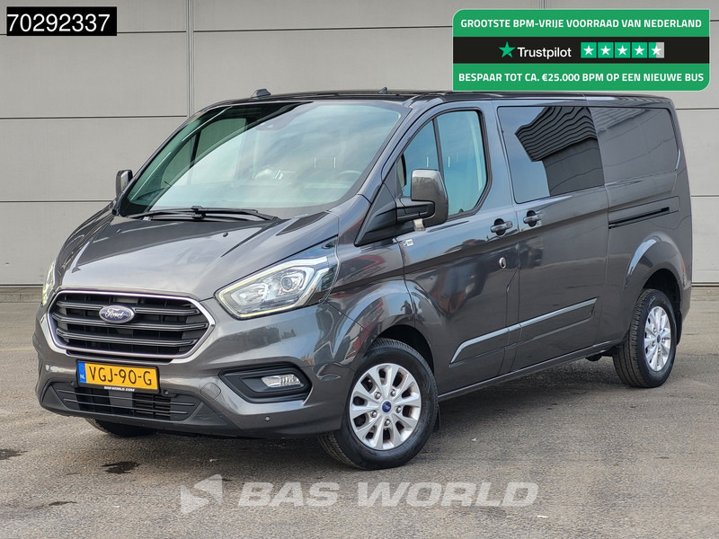 Ford Transit Custom 130PK Dubbel Cabine L2H1 Automaat Limited 2x Schuifdeur LED Airco Cruise Camera Parkeersensoren v+a APK 03-2026 Euro6 DC Doka Mi - Furgoneta pequeña: foto 1 Ford Transit Custom 130PK Dubbel Cabine L2H1 Automaat Limited 2x Schuifdeur LED Airco Cruise Camera Parkeersensoren v+a APK 03-2026 Euro6 DC Doka Mi - Furgoneta pequeña: foto 1