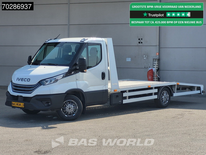 Iveco Daily 35S18 Automaat Autotransporter 3,5t Trekhaak Navi Airco LED ACC Euro6 Oprijwagen Cartransporter Trekhaak - Furgoneta: foto 1 Iveco Daily 35S18 Automaat Autotransporter 3,5t Trekhaak Navi Airco LED ACC Euro6 Oprijwagen Cartransporter Trekhaak - Furgoneta: foto 1