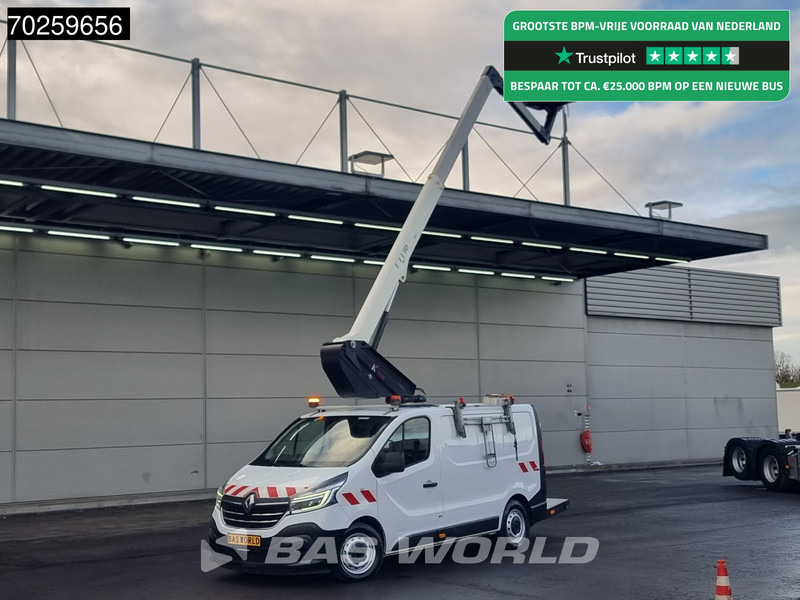 Renault Trafic 145pk Hoogwerker 11,4meter Werkhoogte LED Airco Cruise Werkplaatsinrichting Euro6 Nacelle Arbeitsbühne Klubb K21B Hubarbeitsbühn - Furgoneta: foto 1 Renault Trafic 145pk Hoogwerker 11,4meter Werkhoogte LED Airco Cruise Werkplaatsinrichting Euro6 Nacelle Arbeitsbühne Klubb K21B Hubarbeitsbühn - Furgoneta: foto 1