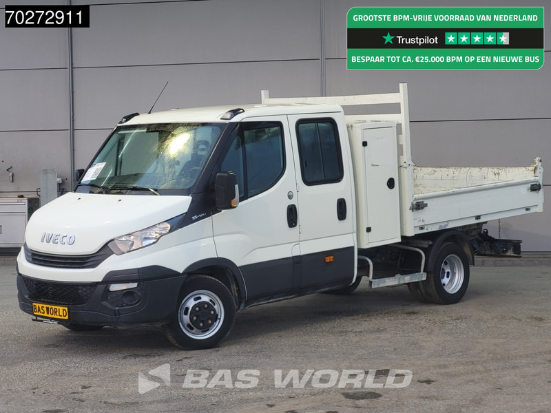 Iveco Daily 35C12 Kipper Dubbel Cabine met Kist Dubbellucht 3,5t Trekhaak Airco Cruise Euro6 Kieper Tipper Benne 1m3 Airco Dubbel cabine Tre - Furgoneta basculante: foto 1 Iveco Daily 35C12 Kipper Dubbel Cabine met Kist Dubbellucht 3,5t Trekhaak Airco Cruise Euro6 Kieper Tipper Benne 1m3 Airco Dubbel cabine Tre - Furgoneta basculante: foto 1