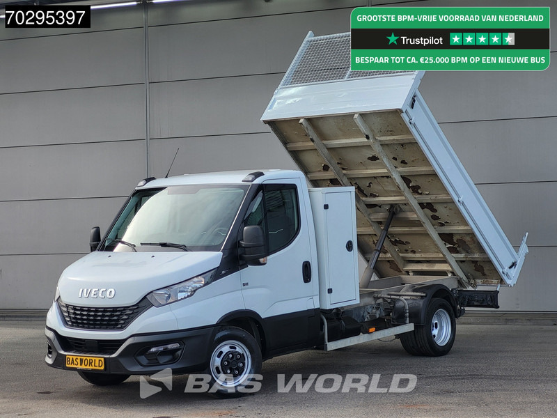 Iveco Daily 35C14 Kipper met Kist 3500kg trekhaak Airco Cruise Benne Tipper Kieper 2m3 Airco Trekhaak Cruise control - Furgoneta basculante: foto 1 Iveco Daily 35C14 Kipper met Kist 3500kg trekhaak Airco Cruise Benne Tipper Kieper 2m3 Airco Trekhaak Cruise control - Furgoneta basculante: foto 1