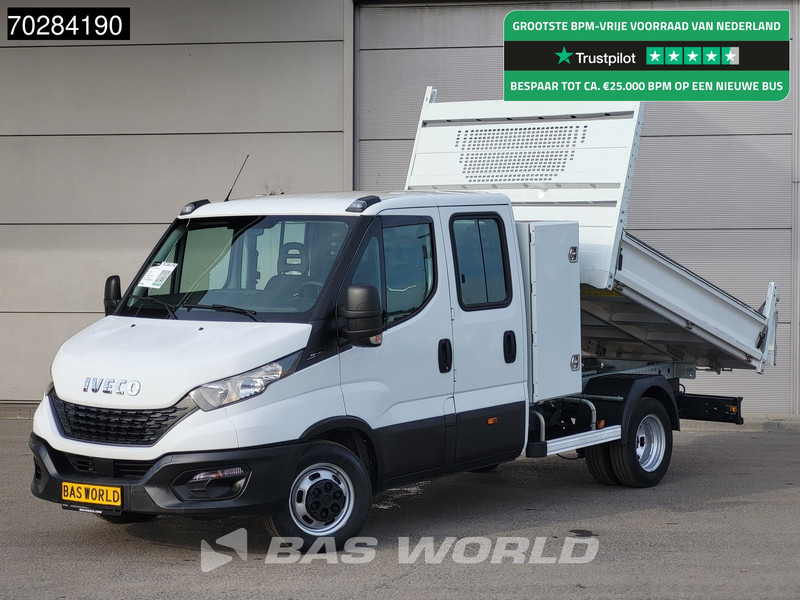 Iveco Daily 35C14 Kipper met Kist Dubbel Cabine Dubbellucht 3,5t Trekhaak Airco Cruise Euro6 Kieper Tipper Benne 2m3 Airco Trekhaak Cruise c - Furgoneta basculante: foto 1 Iveco Daily 35C14 Kipper met Kist Dubbel Cabine Dubbellucht 3,5t Trekhaak Airco Cruise Euro6 Kieper Tipper Benne 2m3 Airco Trekhaak Cruise c - Furgoneta basculante: foto 1