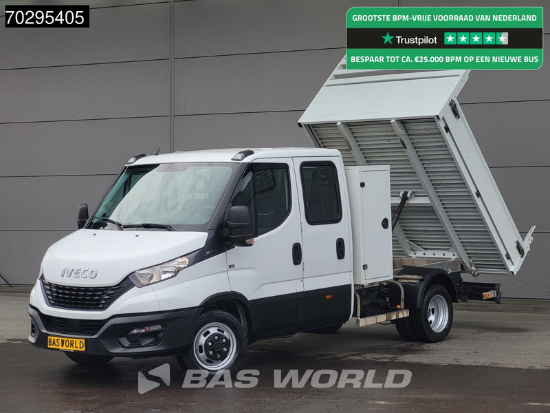 Iveco Daily 35C14 Kipper met Kist Dubbel Cabine Dubbellucht 3,5t Trekhaak Airco Cruise Euro6 Kieper Tipper Benne Airco Trekhaak Cruise contr - Furgoneta basculante: foto 1 Iveco Daily 35C14 Kipper met Kist Dubbel Cabine Dubbellucht 3,5t Trekhaak Airco Cruise Euro6 Kieper Tipper Benne Airco Trekhaak Cruise contr - Furgoneta basculante: foto 1