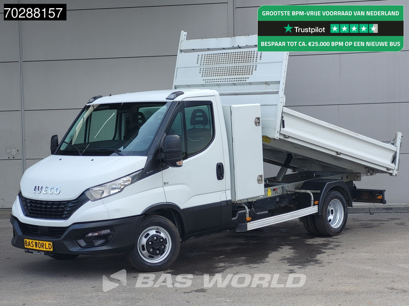 Iveco Daily 35C14 Kipper met Kist Dubbellucht 3,5t Trekhaak Airco Cruise Euro6 Tipper Benne Kieper 2m3 Airco Trekhaak Cruise control - Furgoneta basculante: foto 1 Iveco Daily 35C14 Kipper met Kist Dubbellucht 3,5t Trekhaak Airco Cruise Euro6 Tipper Benne Kieper 2m3 Airco Trekhaak Cruise control - Furgoneta basculante: foto 1