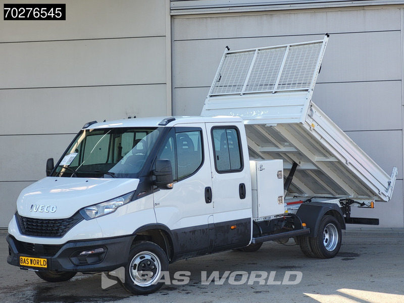 Iveco Daily 35C16 3.0L Dubbel Cabine Kipper met Kist 3,5t trekhaak Tipper Benne Kieper Airco Dubbel cabine Trekhaak Cruise control - Furgoneta basculante: foto 1 Iveco Daily 35C16 3.0L Dubbel Cabine Kipper met Kist 3,5t trekhaak Tipper Benne Kieper Airco Dubbel cabine Trekhaak Cruise control - Furgoneta basculante: foto 1