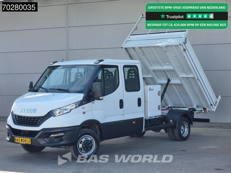 Iveco Daily 35C16 3.0L Kipper met Kist Dubbel Cabine Dubbellucht 3,5t Trekhaak Airco Cruise Euro6 Kieper Tipper Benne Airco Trekhaak Cruise - Furgoneta caja abierta: foto 1 Iveco Daily 35C16 3.0L Kipper met Kist Dubbel Cabine Dubbellucht 3,5t Trekhaak Airco Cruise Euro6 Kieper Tipper Benne Airco Trekhaak Cruise - Furgoneta caja abierta: foto 1