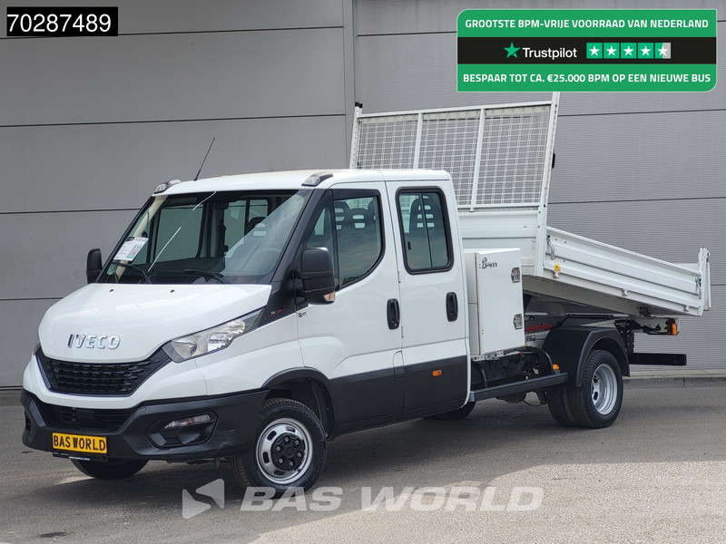 Iveco Daily 35C16 3.0L Kipper met Kist Dubbel Cabine Dubbellucht 3,5t Trekhaak Airco Cruise Euro6 Tipper Benne Kieper 2m3 Airco Trekhaak Cru - Furgoneta basculante: foto 1 Iveco Daily 35C16 3.0L Kipper met Kist Dubbel Cabine Dubbellucht 3,5t Trekhaak Airco Cruise Euro6 Tipper Benne Kieper 2m3 Airco Trekhaak Cru - Furgoneta basculante: foto 1