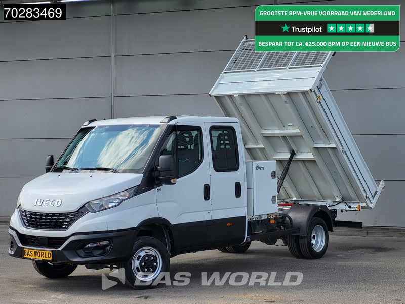 Iveco Daily 35C16 3.0L Kipper met Kist Dubbel Cabine Dubbellucht 3,5t Trekhaak Navi Airco Cruise Camera Euro6 Kieper Tipper Benne 2m3 Airco - Furgoneta basculante: foto 1 Iveco Daily 35C16 3.0L Kipper met Kist Dubbel Cabine Dubbellucht 3,5t Trekhaak Navi Airco Cruise Camera Euro6 Kieper Tipper Benne 2m3 Airco - Furgoneta basculante: foto 1