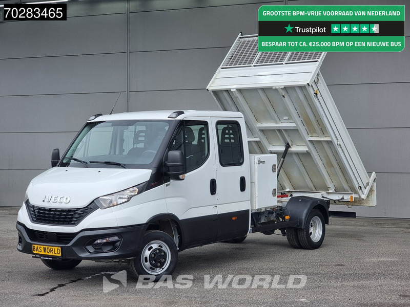 Iveco Daily 35C16 3.0L Kipper met Kist Dubbel Cabine Dubbellucht 3,5t Trekhaak Navi Airco Cruise Camera Euro6 Kieper Tipper Benne 2m3 Airco - Furgoneta basculante: foto 1 Iveco Daily 35C16 3.0L Kipper met Kist Dubbel Cabine Dubbellucht 3,5t Trekhaak Navi Airco Cruise Camera Euro6 Kieper Tipper Benne 2m3 Airco - Furgoneta basculante: foto 1