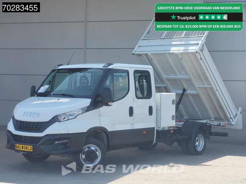 Iveco Daily 35C16 3.0L Kipper met Kist Dubbel Cabine Dubbellucht 3,5t Trekhaak Navi Airco Cruise Camera Euro6 Tipper Benne Kieper 2m3 Airco - Furgoneta basculante: foto 1 Iveco Daily 35C16 3.0L Kipper met Kist Dubbel Cabine Dubbellucht 3,5t Trekhaak Navi Airco Cruise Camera Euro6 Tipper Benne Kieper 2m3 Airco - Furgoneta basculante: foto 1