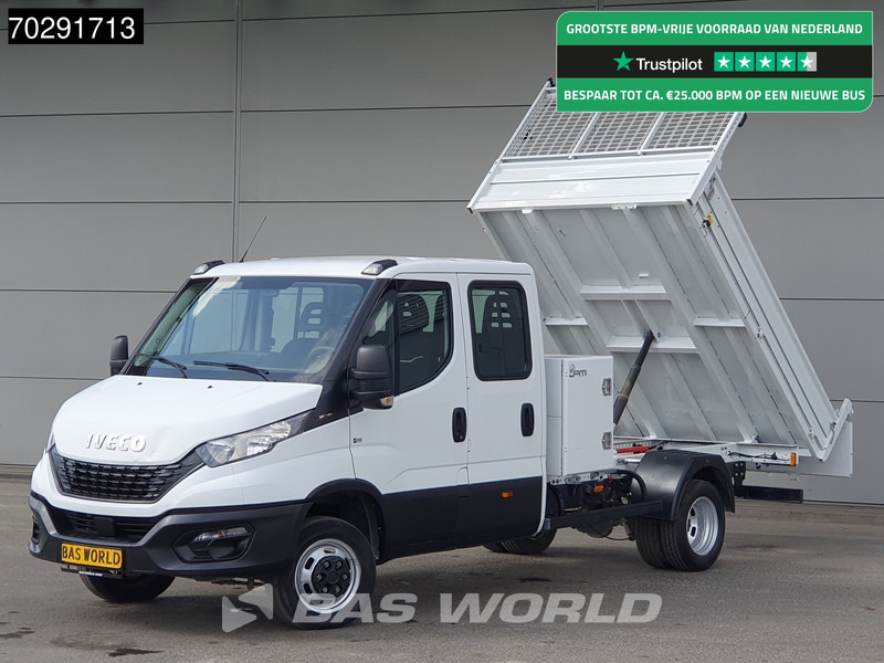 Iveco Daily 35C16 Open Laadbak met Kist Dubbel Cabine Dubbellucht 3,5t Trekhaak Airco Cruise Euro6 Pritsche Pickup Open Box 2m3 Airco Trekha - Furgoneta caja abierta: foto 1 Iveco Daily 35C16 Open Laadbak met Kist Dubbel Cabine Dubbellucht 3,5t Trekhaak Airco Cruise Euro6 Pritsche Pickup Open Box 2m3 Airco Trekha - Furgoneta caja abierta: foto 1