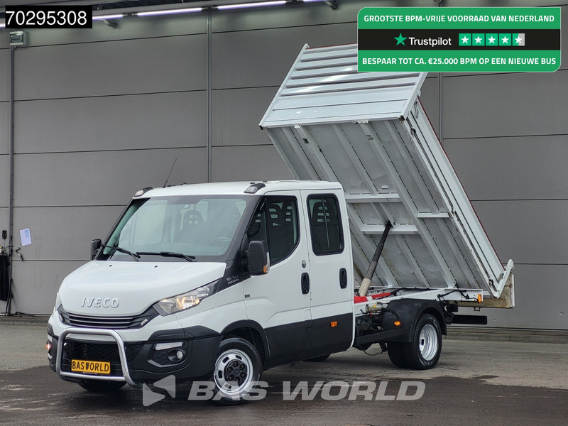 Iveco Daily 35C18 3.0L Automaat Kipper Dubbellucht 3,5t Trekhaak 180PK Airco Cruise Euro6 Kieper Tipper Benne 2m3 Airco Trekhaak Cruise cont - Furgoneta basculante: foto 1 Iveco Daily 35C18 3.0L Automaat Kipper Dubbellucht 3,5t Trekhaak 180PK Airco Cruise Euro6 Kieper Tipper Benne 2m3 Airco Trekhaak Cruise cont - Furgoneta basculante: foto 1
