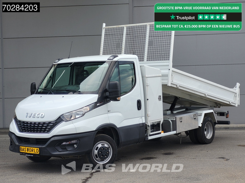 Iveco Daily 35C18 3.0L Automaat Kipper met Kist Dubbellucht 3,5t Trekhaak Cruise Euro6 Tipper Benne Kieper 2m3 Trekhaak Cruise control - Furgoneta basculante: foto 1 Iveco Daily 35C18 3.0L Automaat Kipper met Kist Dubbellucht 3,5t Trekhaak Cruise Euro6 Tipper Benne Kieper 2m3 Trekhaak Cruise control - Furgoneta basculante: foto 1