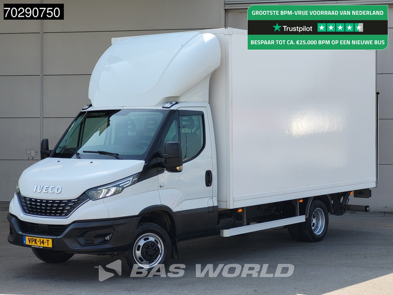 Iveco Daily 35C18 3.0L Laadklep Automaat Zijdeur Bakwagen Dubbellucht LED Cruise Airco Euro6 Meubelbak Koffer 22m3 Airco Cruise control - Furgoneta caja cerrada: foto 1 Iveco Daily 35C18 3.0L Laadklep Automaat Zijdeur Bakwagen Dubbellucht LED Cruise Airco Euro6 Meubelbak Koffer 22m3 Airco Cruise control - Furgoneta caja cerrada: foto 1