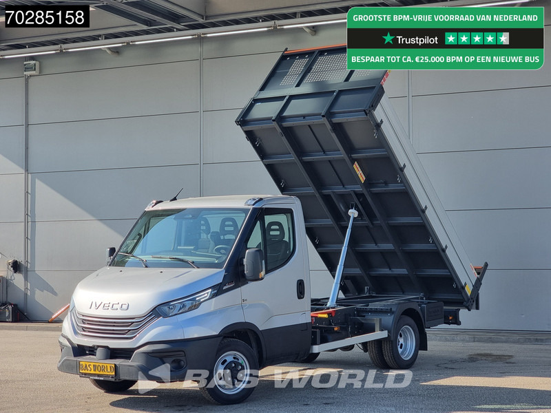 Iveco Daily 35C21 3.0L 210PK Automaat Open Laadbak 2025 ACC Airco CarPlay Pritsche Pickup Open Box Airco - Furgoneta caja abierta: foto 1 Iveco Daily 35C21 3.0L 210PK Automaat Open Laadbak 2025 ACC Airco CarPlay Pritsche Pickup Open Box Airco - Furgoneta caja abierta: foto 1