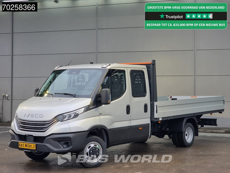 Iveco Daily 35C21 3.0L Automaat 210PK 2025-Model Open laadbak Dubbel Cabine Dubbellucht CarPlay ACC LED 3,5T Trekvermogen Euro6 Pritsche Pic - Furgoneta caja abierta: foto 1 Iveco Daily 35C21 3.0L Automaat 210PK 2025-Model Open laadbak Dubbel Cabine Dubbellucht CarPlay ACC LED 3,5T Trekvermogen Euro6 Pritsche Pic - Furgoneta caja abierta: foto 1