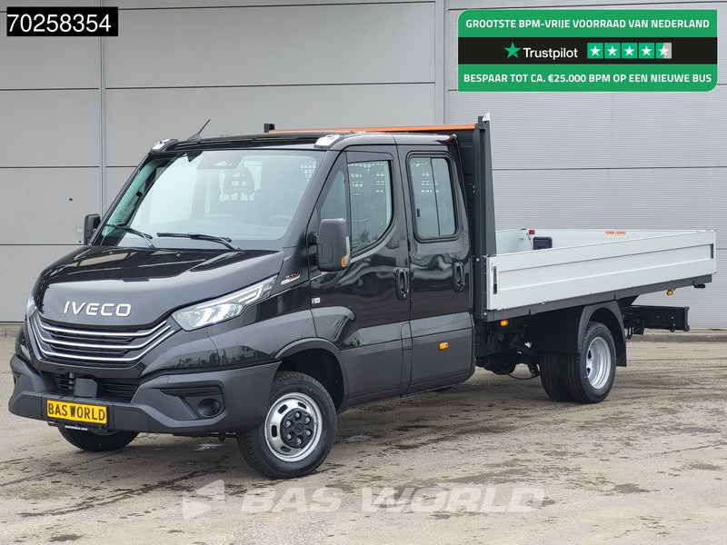 Iveco Daily 35C21 3.0L Automaat 210PK 2025-Model Open laadbak Dubbel Cabine Dubbellucht CarPlay ACC LED 3,5T Trekvermogen Euro6 Pritsche Pic - Furgoneta caja abierta: foto 1 Iveco Daily 35C21 3.0L Automaat 210PK 2025-Model Open laadbak Dubbel Cabine Dubbellucht CarPlay ACC LED 3,5T Trekvermogen Euro6 Pritsche Pic - Furgoneta caja abierta: foto 1