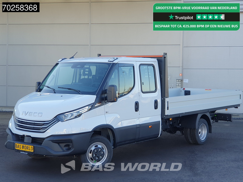 Iveco Daily 35C21 3.0L Automaat 210PK 2025-Model Open laadbak Dubbel Cabine Dubbellucht CarPlay ACC LED 3,5T Trekvermogen Euro6 Pritsche Pic - Furgoneta caja abierta: foto 1 Iveco Daily 35C21 3.0L Automaat 210PK 2025-Model Open laadbak Dubbel Cabine Dubbellucht CarPlay ACC LED 3,5T Trekvermogen Euro6 Pritsche Pic - Furgoneta caja abierta: foto 1