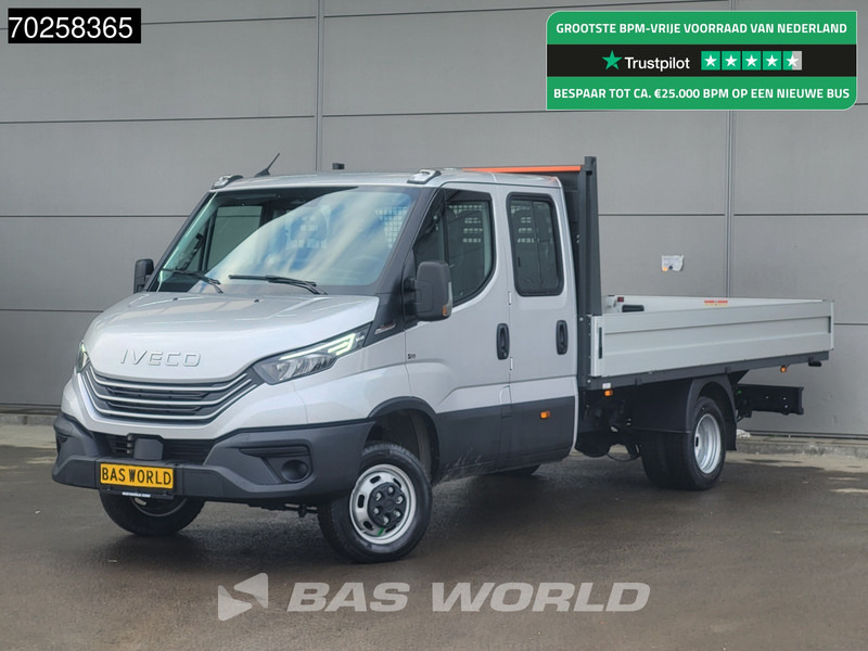 Iveco Daily 35C21 Automaat 2025model Open laadbak Dubbel Cabine CarPlay ACC LED 3,5T Trekvermogen Pritsche Pickup Airco Dubbel cabine - Furgoneta caja abierta: foto 1 Iveco Daily 35C21 Automaat 2025model Open laadbak Dubbel Cabine CarPlay ACC LED 3,5T Trekvermogen Pritsche Pickup Airco Dubbel cabine - Furgoneta caja abierta: foto 1