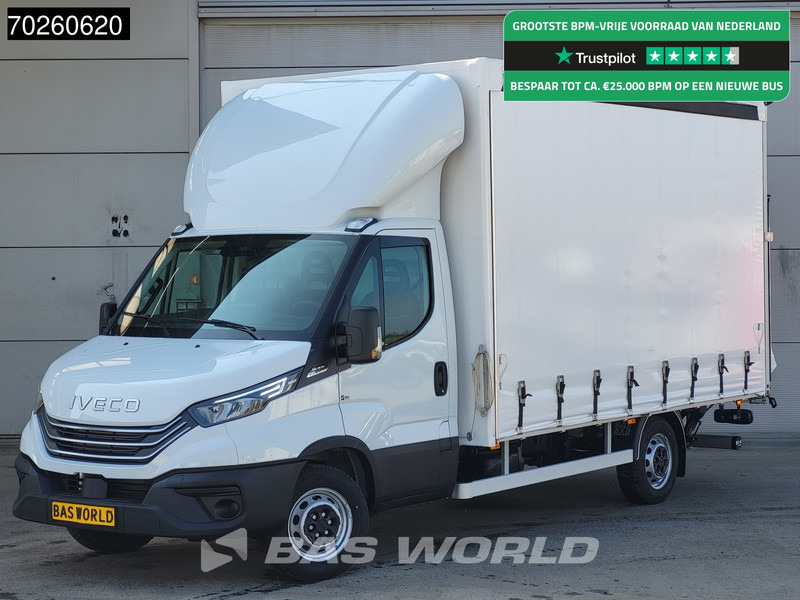 Iveco Daily 35S21 210PK Automaat Schuifzeilen met Laadklep ACC LED Bakwagen Schuifzeil Zeilen Koffer Meubelbak 23m3 Airco - Furgoneta con lona: foto 1 Iveco Daily 35S21 210PK Automaat Schuifzeilen met Laadklep ACC LED Bakwagen Schuifzeil Zeilen Koffer Meubelbak 23m3 Airco - Furgoneta con lona: foto 1