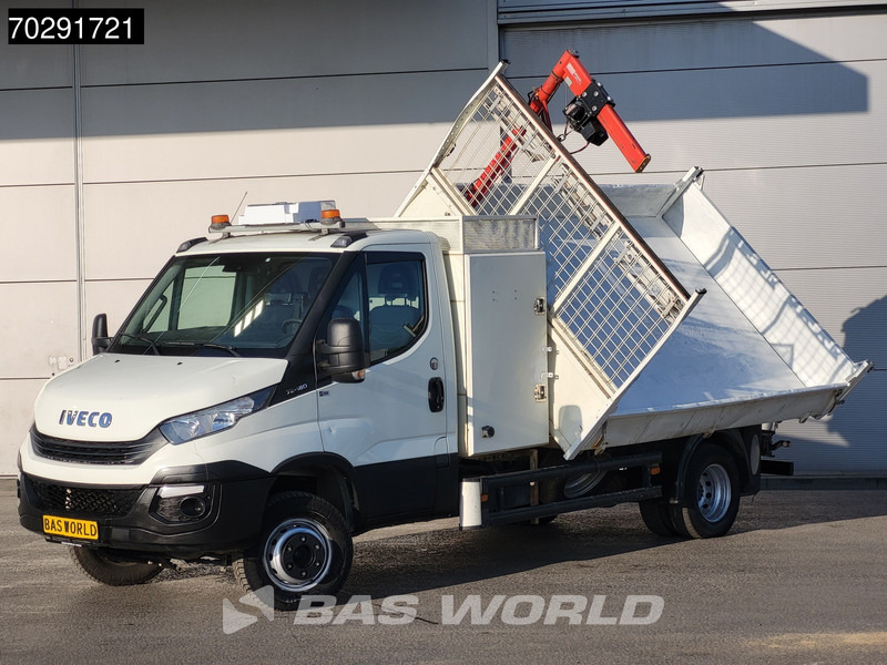 Iveco Daily 70C18 3.0L Open Laadbak 500KG Kraan Kraanwagen Open Laadbak 3,5t Trekhaak Airco Cruise Euro6 Kraan Crane Kranwagen Pritsche Pick - Furgoneta caja abierta: foto 3 Iveco Daily 70C18 3.0L Open Laadbak 500KG Kraan Kraanwagen Open Laadbak 3,5t Trekhaak Airco Cruise Euro6 Kraan Crane Kranwagen Pritsche Pick - Furgoneta caja abierta: foto 3