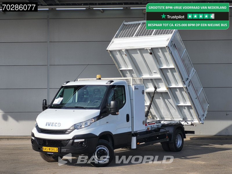 Iveco Daily 72C18 3.0L Kipper met Kist Dubbellucht 3,5t Trekhaak Airco Cruise Euro6 Tipper Benne Kieper Airco Trekhaak Cruise control - Furgoneta basculante: foto 1 Iveco Daily 72C18 3.0L Kipper met Kist Dubbellucht 3,5t Trekhaak Airco Cruise Euro6 Tipper Benne Kieper Airco Trekhaak Cruise control - Furgoneta basculante: foto 1