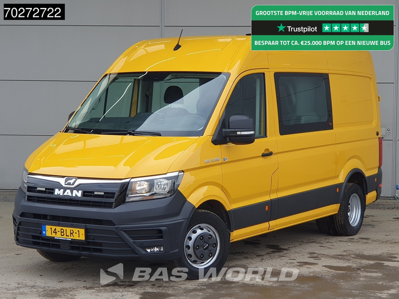 MAN TGE 5.180 Automaat Dubbel Cabine Dubbellucht Werkplaatsinrichting Trekhaak Omvormer Camera Parkeersensoren Airco Cruise L2H2 8m3 Airco Dub - Furgón: foto 1 MAN TGE 5.180 Automaat Dubbel Cabine Dubbellucht Werkplaatsinrichting Trekhaak Omvormer Camera Parkeersensoren Airco Cruise L2H2 8m3 Airco Dub - Furgón: foto 1