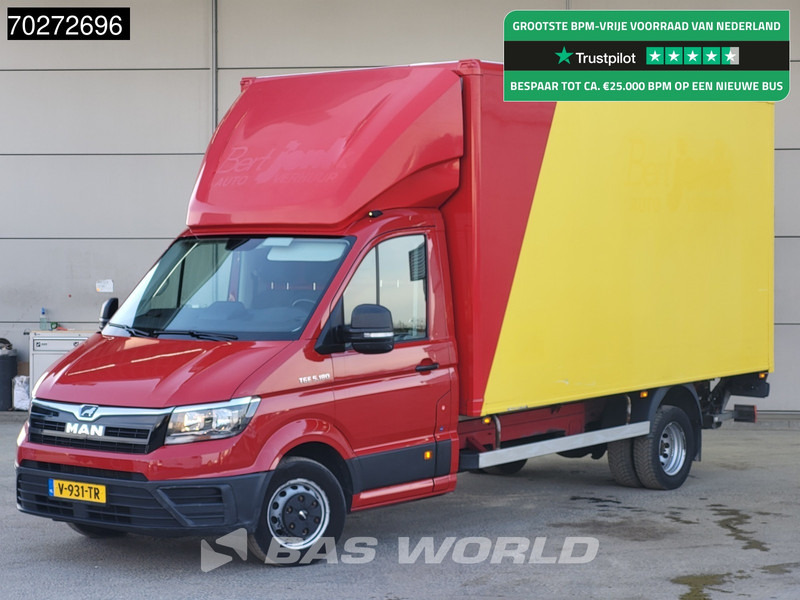 MAN TGE 5.180 Automaat Laadklep Zijdeur Bakwagen 180PK Lat om Lat Airco Cruise Meubelbak Koffer 22m3 Airco Cruise control - Furgoneta caja cerrada: foto 1 MAN TGE 5.180 Automaat Laadklep Zijdeur Bakwagen 180PK Lat om Lat Airco Cruise Meubelbak Koffer 22m3 Airco Cruise control - Furgoneta caja cerrada: foto 1