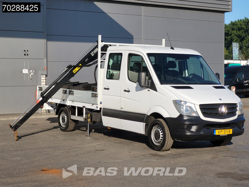 Mercedes-Benz Sprinter 310 CDI Euro6 Automaat Open laadbak Kraanwagen HIAB 017T-2 Navi Airco Euro6 Kraan Crane Kranwagen Pickup Pritsche Airco - Furgoneta caja abierta: foto 1 Mercedes-Benz Sprinter 310 CDI Euro6 Automaat Open laadbak Kraanwagen HIAB 017T-2 Navi Airco Euro6 Kraan Crane Kranwagen Pickup Pritsche Airco - Furgoneta caja abierta: foto 1