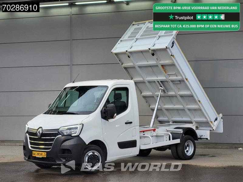 Furgoneta caja abierta Renault Master 130pk Open Laadbak met Kist 3,5t Trekhaak Dubbellucht LED Airco Cruise Euro6 Pritsche Pickup Open Box 2m3 Airco Trekhaak Cruise contro: foto 1