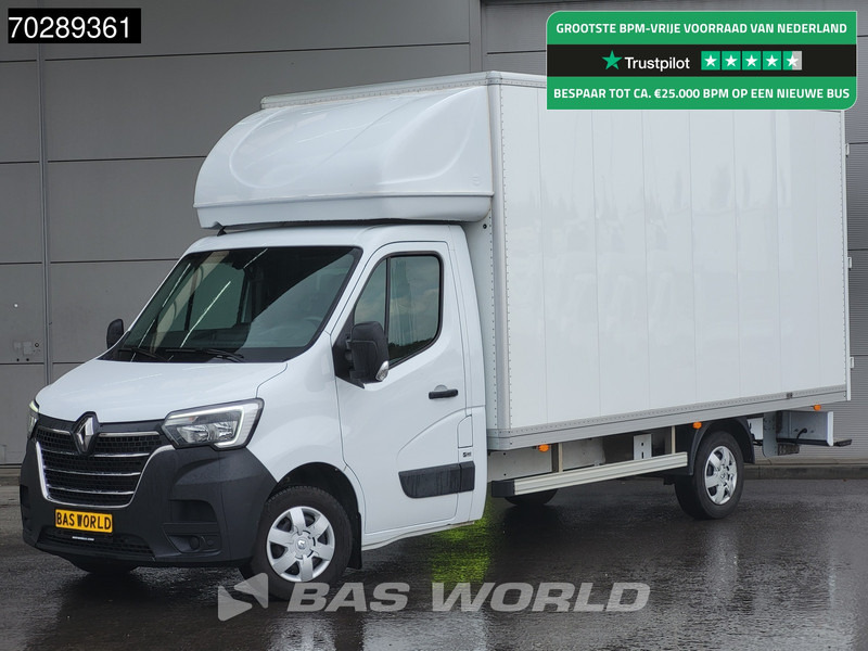 Furgoneta caja cerrada Renault Master 145PK Bakwagen Achterdeuren Navi LED Airco Euro6 Meubelbak Koffer 21m3 Airco: foto 1
