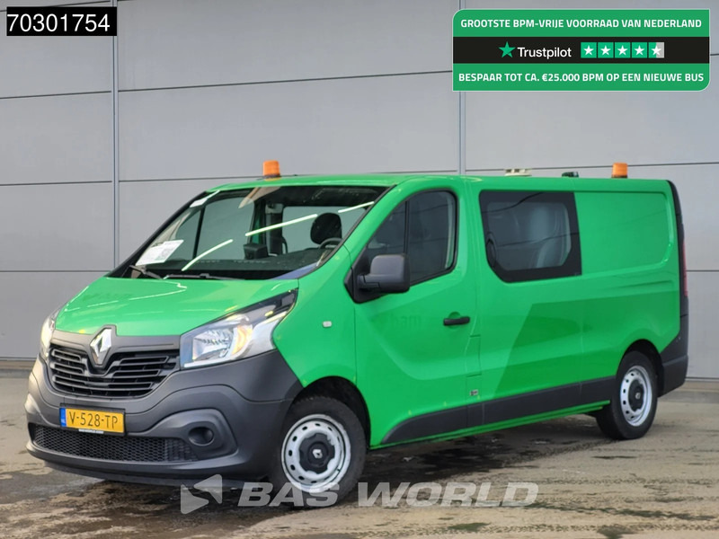 Renault Trafic 125PK Dubbel Cabine L2H1 Trekhaak Navi Airco Cruise Camera Parkeersensoren Werkplaatsinrichting APK 08-2026 Euro6 L2 DC Doka Mix - Furgoneta pequeña: foto 1 Renault Trafic 125PK Dubbel Cabine L2H1 Trekhaak Navi Airco Cruise Camera Parkeersensoren Werkplaatsinrichting APK 08-2026 Euro6 L2 DC Doka Mix - Furgoneta pequeña: foto 1