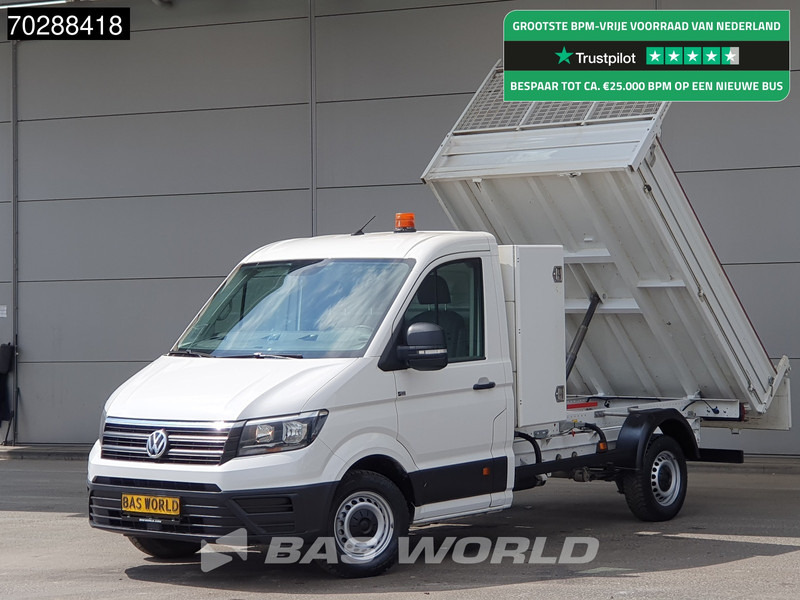 Volkswagen Crafter 140pk Kipper met Kist Trekhaak Airco Euro6 Kieper Tipper Benne Airco Trekhaak - Furgoneta basculante: foto 1 Volkswagen Crafter 140pk Kipper met Kist Trekhaak Airco Euro6 Kieper Tipper Benne Airco Trekhaak - Furgoneta basculante: foto 1