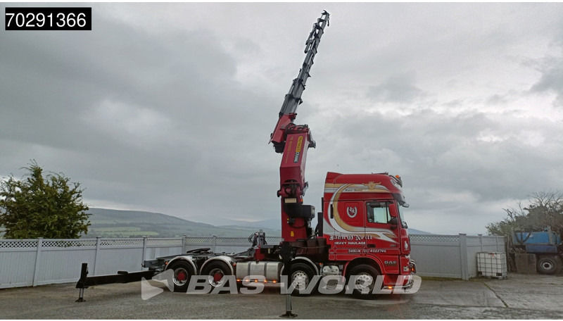 DAF XF105.510 XF 8X4 Palfinger PK150.002 9x Extensions Winch Big-Axle Euro 5 Kran Crane - Camión caja abierta, Camión grúa: foto 3 DAF XF105.510 XF 8X4 Palfinger PK150.002 9x Extensions Winch Big-Axle Euro 5 Kran Crane - Camión caja abierta, Camión grúa: foto 3