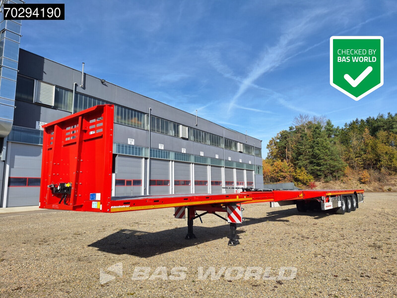 Kässbohrer Extendable (6 900 mm platform extension) 3 axles NEW! 3 axle maxima HD platform - Semirremolque lona: foto 2 Kässbohrer Extendable (6 900 mm platform extension) 3 axles NEW! 3 axle maxima HD platform - Semirremolque lona: foto 2