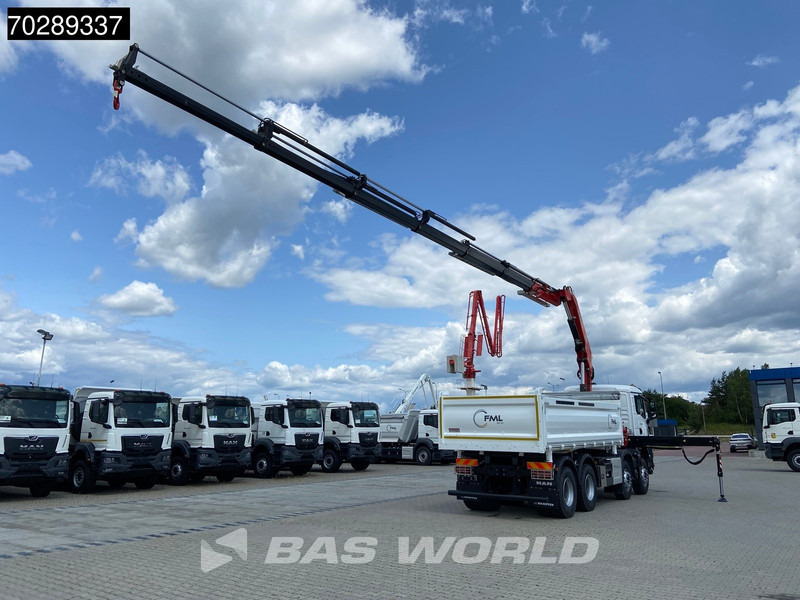 MAN TGS 35.440 8X4 NEW! Fassi F275.026 Kran Crane 13m3 3-Sided Tipper Big-Axle Euro 6 - Camión volquete, Camión grúa: foto 5 MAN TGS 35.440 8X4 NEW! Fassi F275.026 Kran Crane 13m3 3-Sided Tipper Big-Axle Euro 6 - Camión volquete, Camión grúa: foto 5