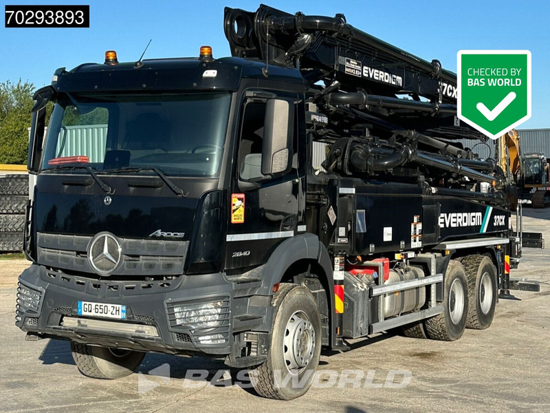 Mercedes-Benz Arocs 2840 Arocs 6X4 NEW! Everdigm 37CX-5 concrete pump Steel Suspension Automatic Euro 6 - Camión bomba de hormigón: foto 1 Mercedes-Benz Arocs 2840 Arocs 6X4 NEW! Everdigm 37CX-5 concrete pump Steel Suspension Automatic Euro 6 - Camión bomba de hormigón: foto 1