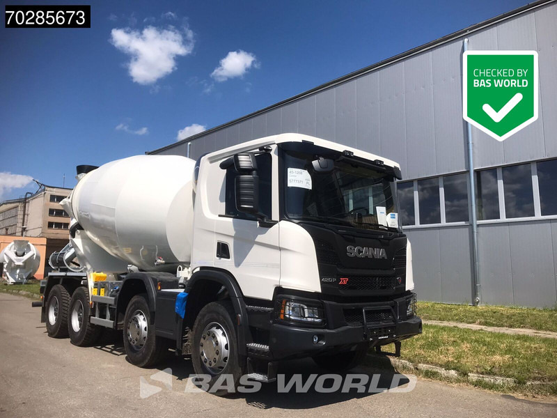Scania P420 XT 8X4 NEW! 10m3 FML Mixer Automatic Steel suspension Big-Axle Euro 6 - Camión hormigonera: foto 1 Scania P420 XT 8X4 NEW! 10m3 FML Mixer Automatic Steel suspension Big-Axle Euro 6 - Camión hormigonera: foto 1