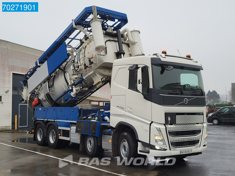 Volvo FH 500 8X4 Vacuum truck Gully Emptier 14.000ltr VEB+ Navi Euro 6 - Limpieza de alcantarillado: foto 3 Volvo FH 500 8X4 Vacuum truck Gully Emptier 14.000ltr VEB+ Navi Euro 6 - Limpieza de alcantarillado: foto 3