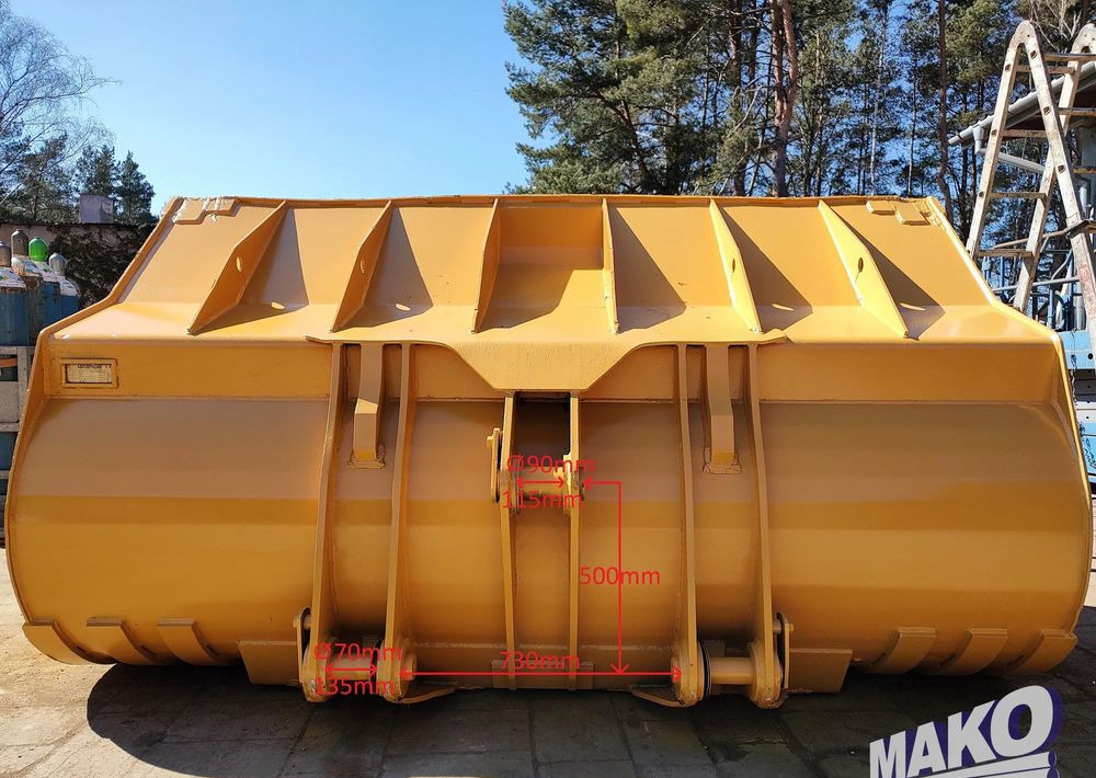 Łyżka CAT 300cm do ładowarki CAT 963C 972 980 5,5m³ - Implemento para Maquinaria de construcción: foto 4 Łyżka CAT 300cm do ładowarki CAT 963C 972 980 5,5m³ - Implemento para Maquinaria de construcción: foto 4