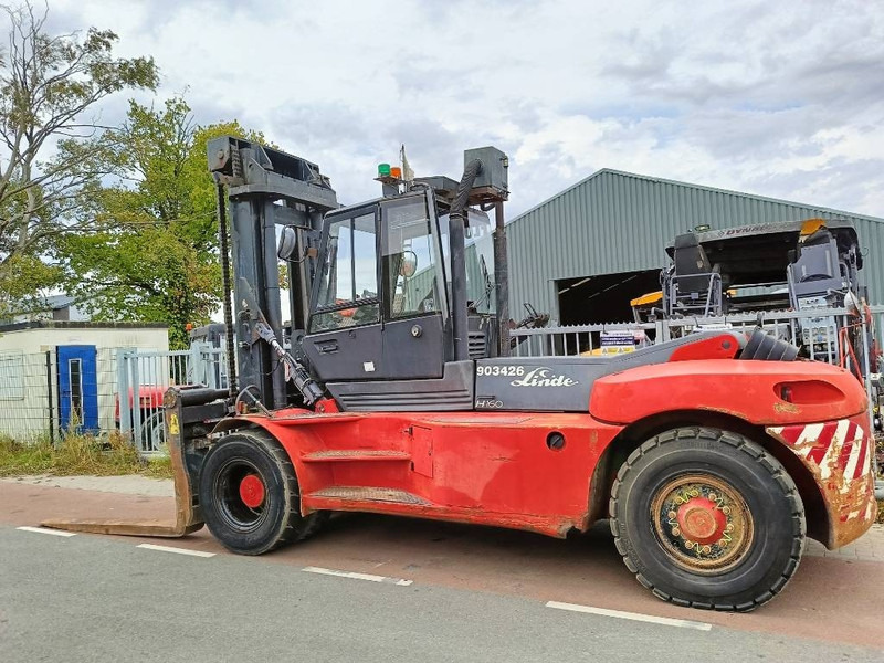 Carretilla elevadora diésel Linde H160 diesel 16T heftruck forklift stapler low mast: foto 1