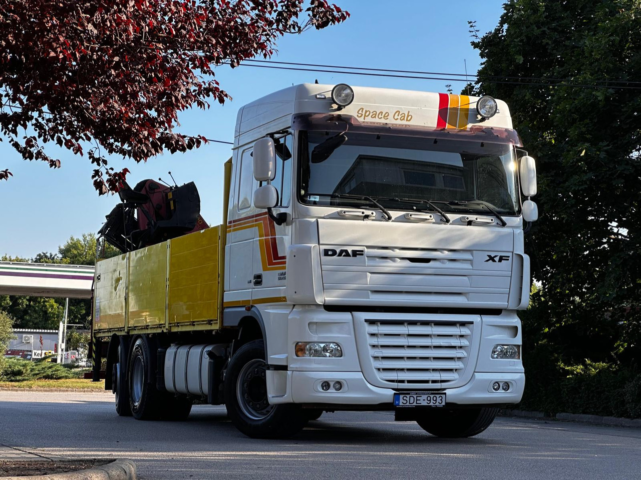 DAF Xf 105.410 Manual 6x2 Palfinger Pk18500 EXCELENT - Camión grúa: foto 1 DAF Xf 105.410 Manual 6x2 Palfinger Pk18500 EXCELENT - Camión grúa: foto 1