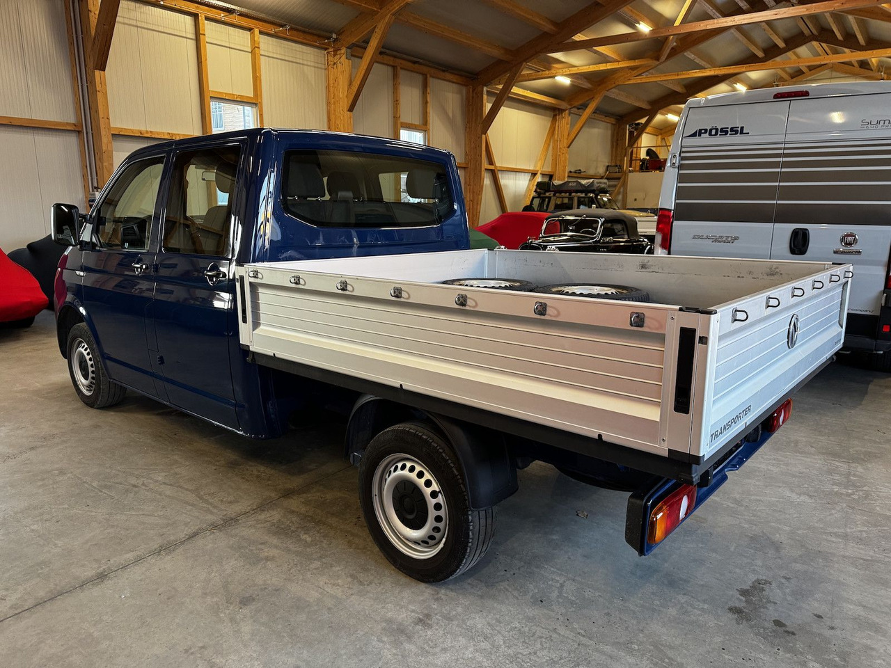 Furgoneta caja abierta Volkswagen T6 Doka Pritsche 2.0 TDI 4Motion 4x4 indienblau: foto 8