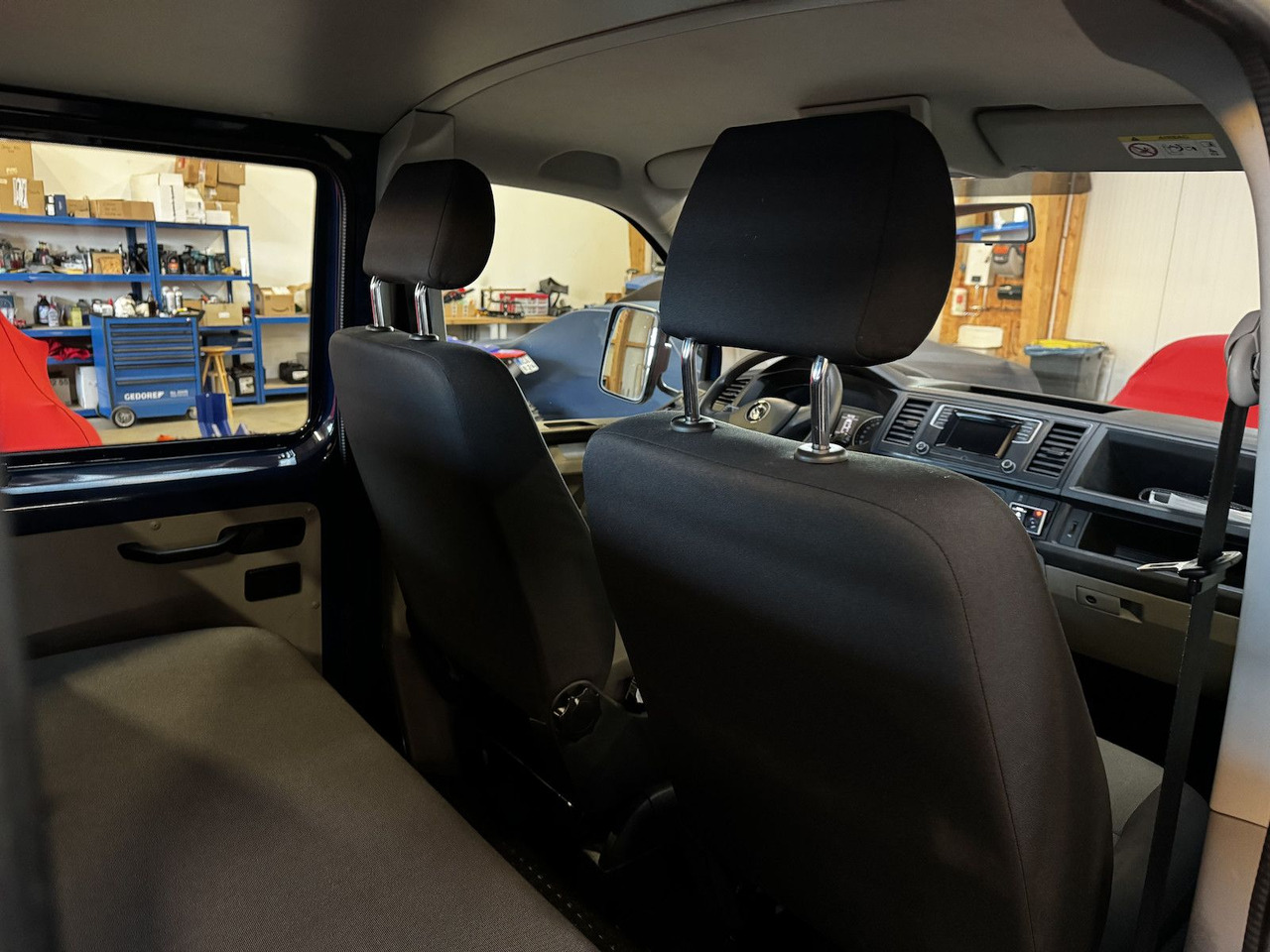 Furgoneta caja abierta Volkswagen T6 Doka Pritsche 2.0 TDI 4Motion 4x4 indienblau: foto 17