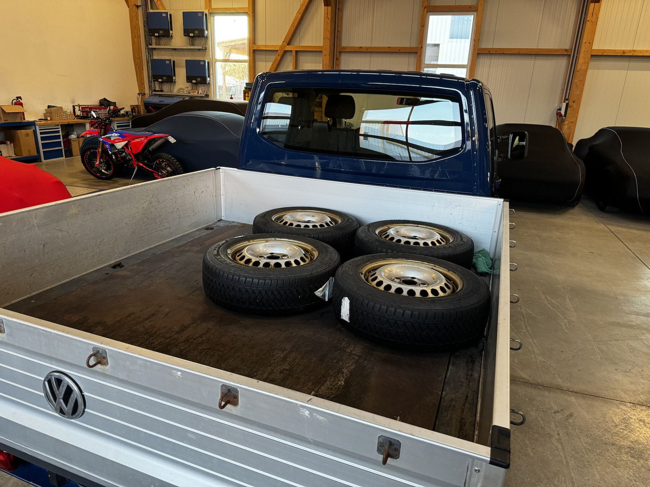 Furgoneta caja abierta Volkswagen T6 Doka Pritsche 2.0 TDI 4Motion 4x4 indienblau: foto 18