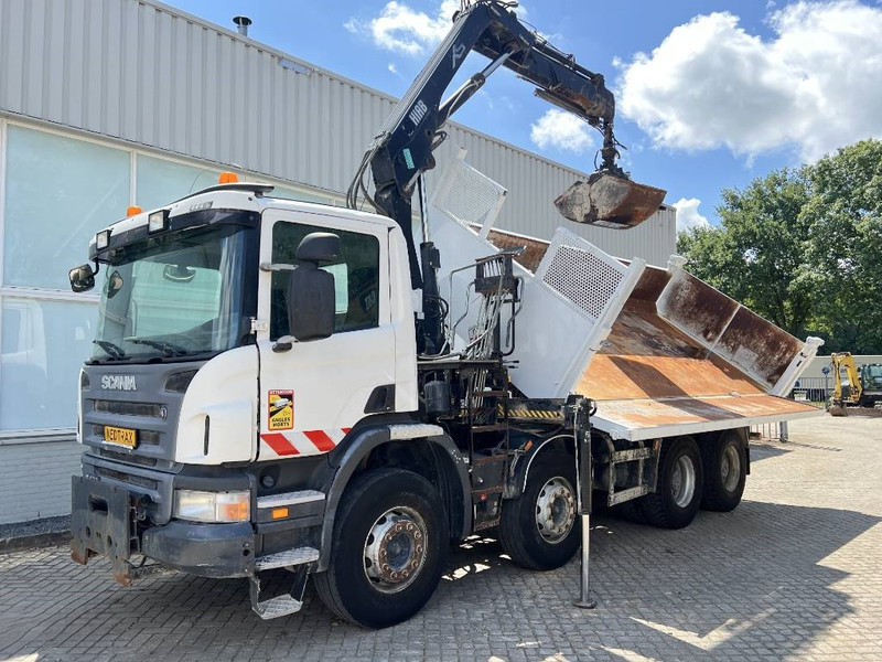 Scania P 400 8X4 KIPPER 2010 + HIAB Crane EURO 5 - Camión volquete, Camión grúa: foto 5 Scania P 400 8X4 KIPPER 2010 + HIAB Crane EURO 5 - Camión volquete, Camión grúa: foto 5
