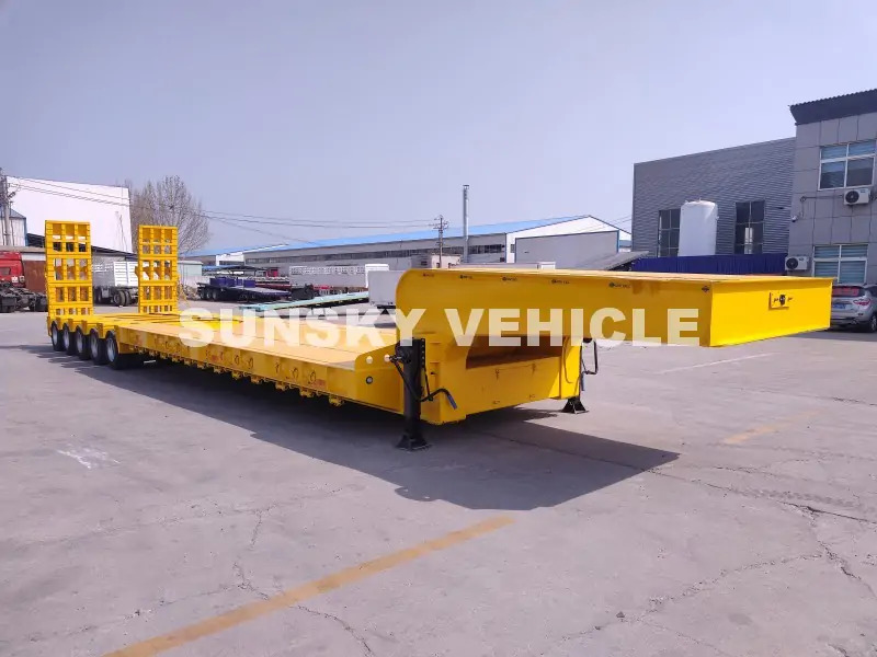 SUNSKY 100 Tons 10 Axles Lowbed trailer - Semirremolque góndola rebajadas: foto 5 SUNSKY 100 Tons 10 Axles Lowbed trailer - Semirremolque góndola rebajadas: foto 5