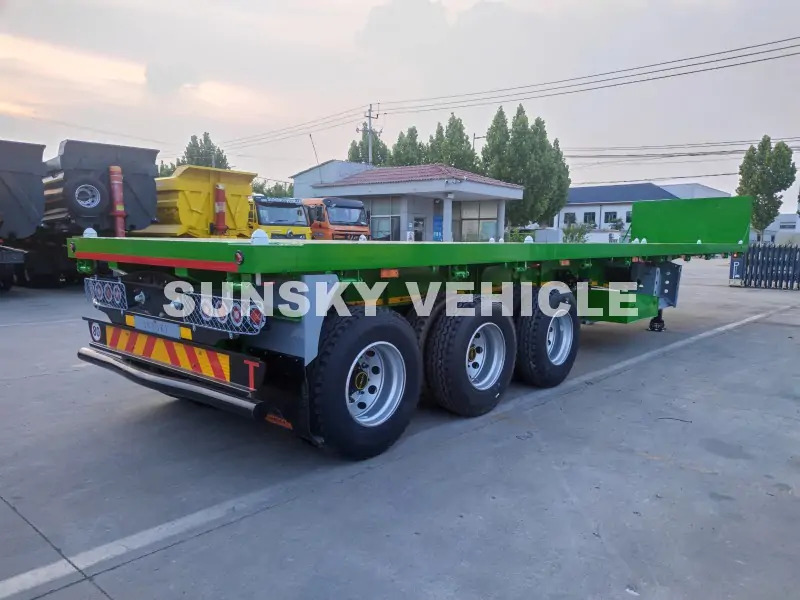 SUNSKY Flat Deck Trailer with henred type axles and suspension - Semirremolque plataforma/ Caja abierta: foto 5 SUNSKY Flat Deck Trailer with henred type axles and suspension - Semirremolque plataforma/ Caja abierta: foto 5