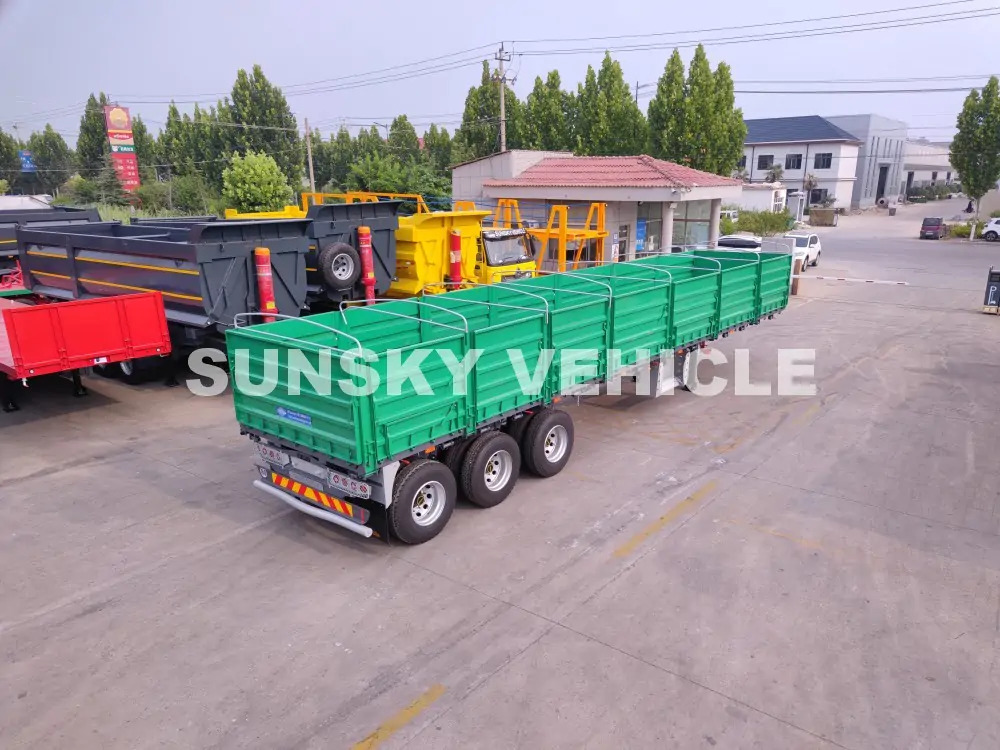 SUNSKY HENRED TYPRE DROPSIDE TRAILER - Semirremolque plataforma/ Caja abierta: foto 2 SUNSKY HENRED TYPRE DROPSIDE TRAILER - Semirremolque plataforma/ Caja abierta: foto 2