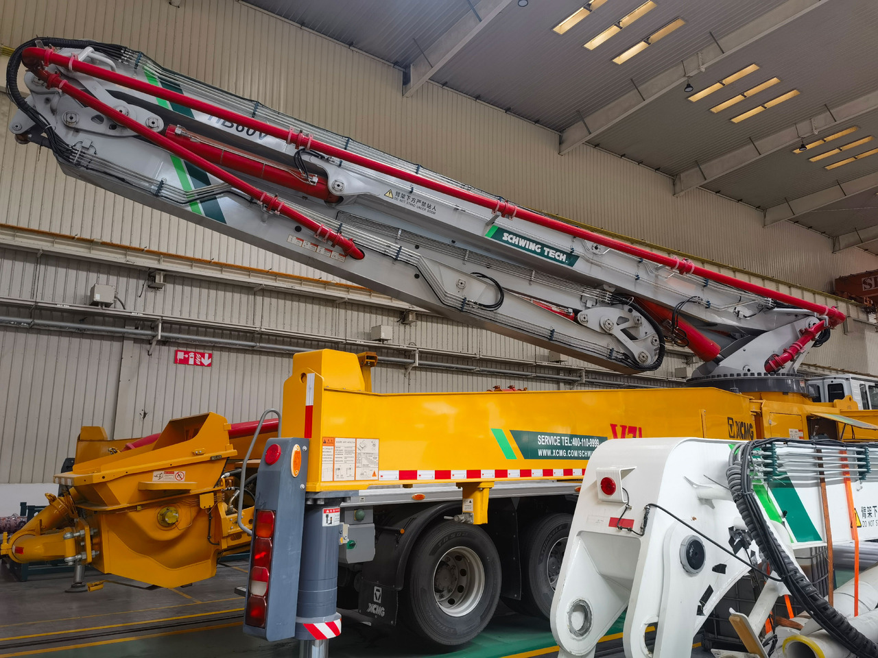 Camión bomba de hormigón XCMG Official 60m Concrete Pump Machine HB60V Used Concrete Pump Truck For Sale: foto 7